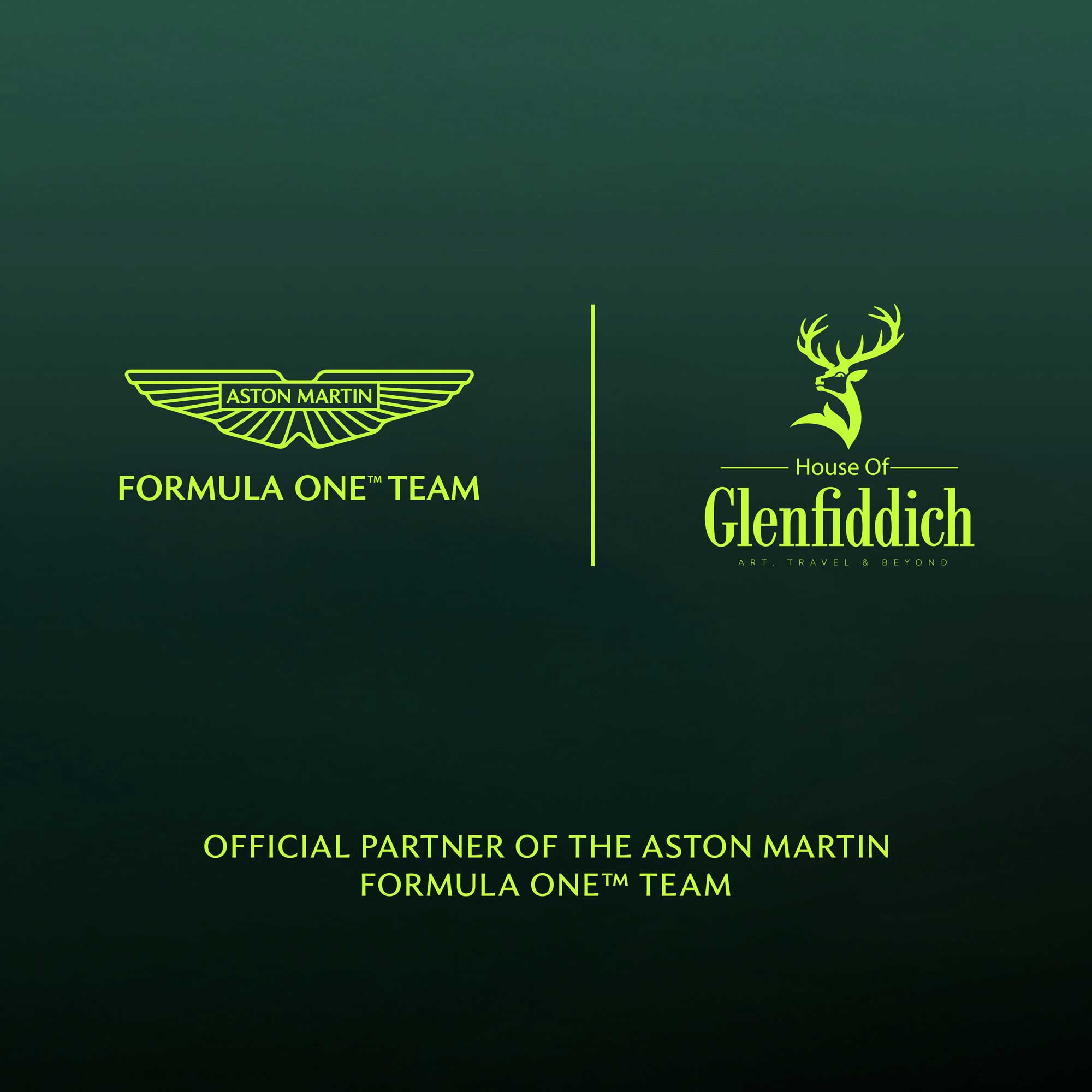 Aston Martin and House of Glenfiddich Logos and partnership information